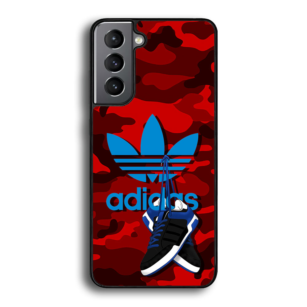Adidas Shoes Camo Red Samsung Galaxy S23 Plus Case - Ezzystore