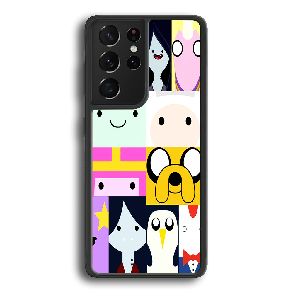 Adventure Time Character Collage Samsung Galaxy S23 Ultra Case - Ezzystore