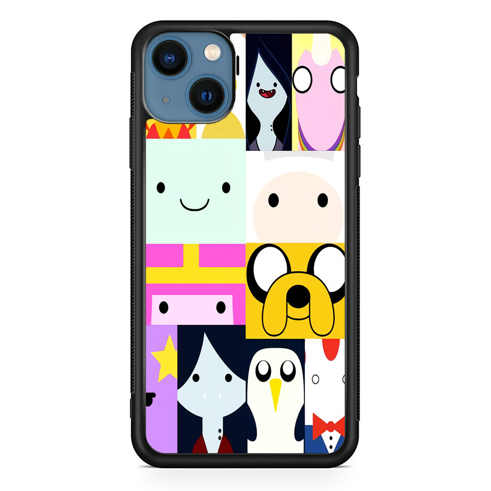 Adventure Time Character Collage iPhone 15 Plus Case