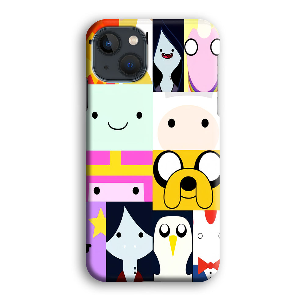 Adventure Time Character Collage iPhone 14 Plus Case