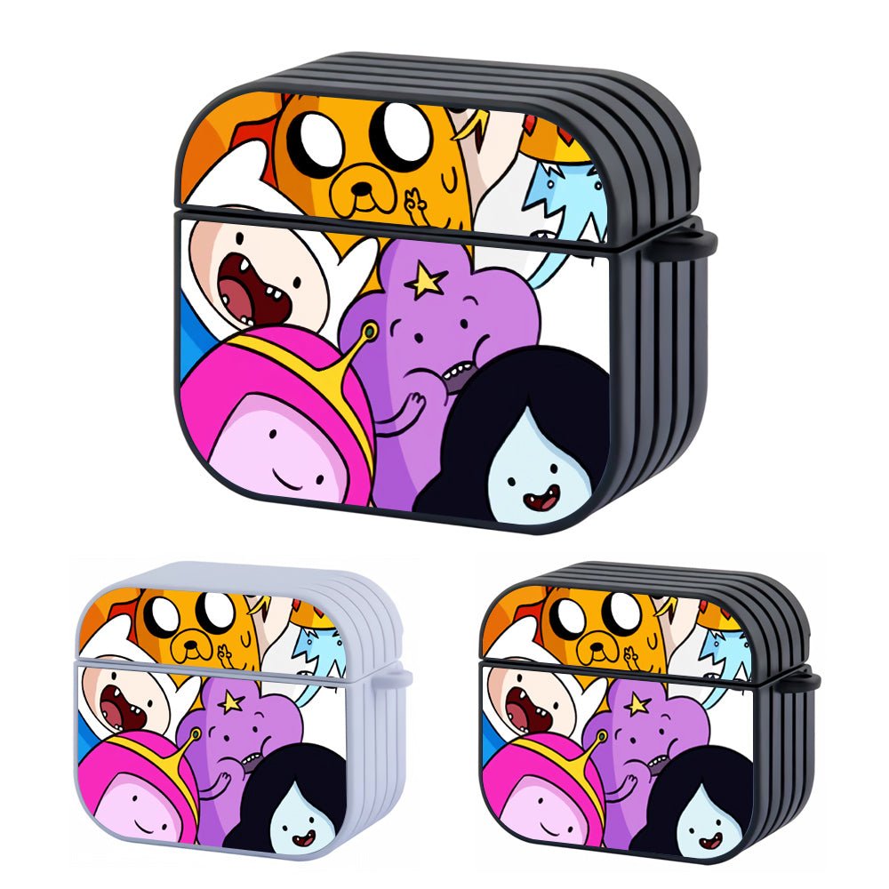 Adventure Time Family Hard Plastic Case Cover For Apple Airpods 3