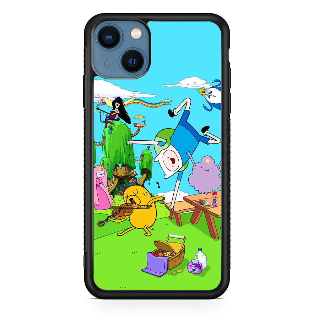 Adventure Time Jamming Session iPhone 15 Case