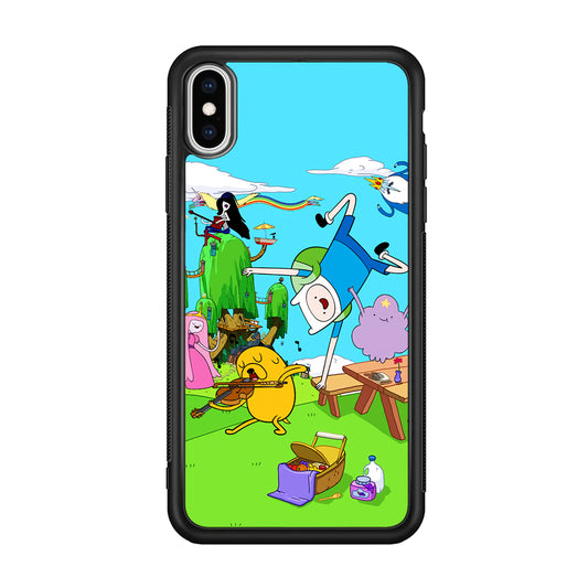 Adventure Time Jamming Session iPhone XS Case