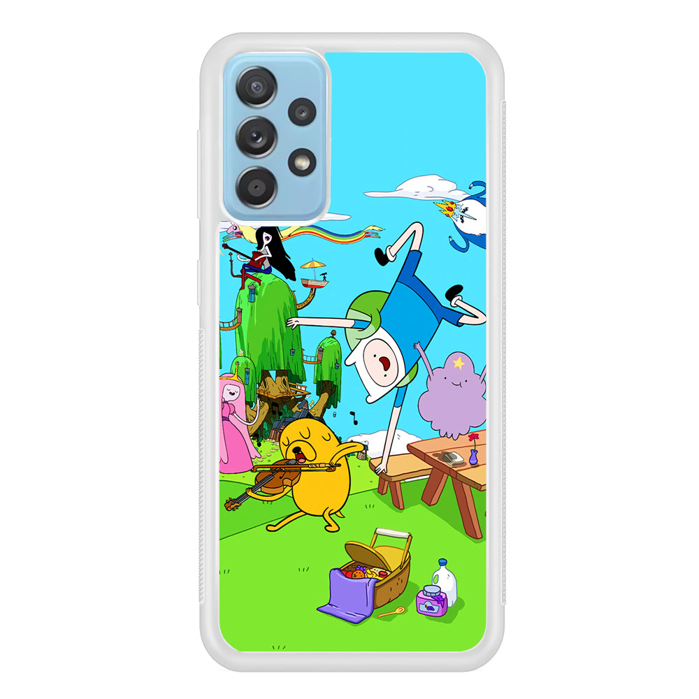 Adventure Time Jamming Session Samsung Galaxy A52 Case