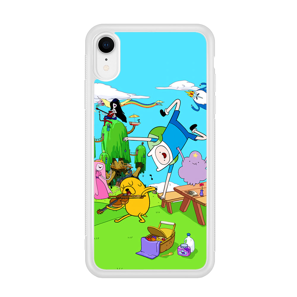 Adventure Time Jamming Session iPhone XR Case