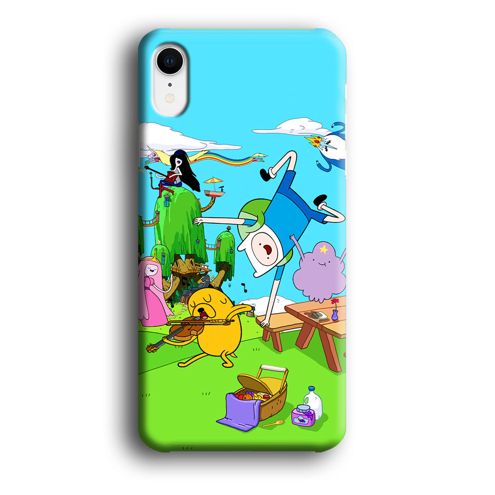 Adventure Time Jamming Session iPhone XR Case