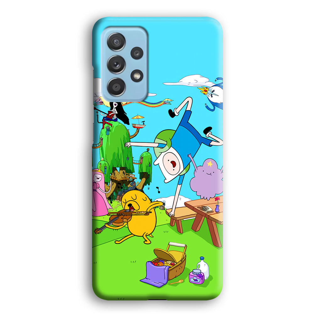 Adventure Time Jamming Session Samsung Galaxy A52 Case