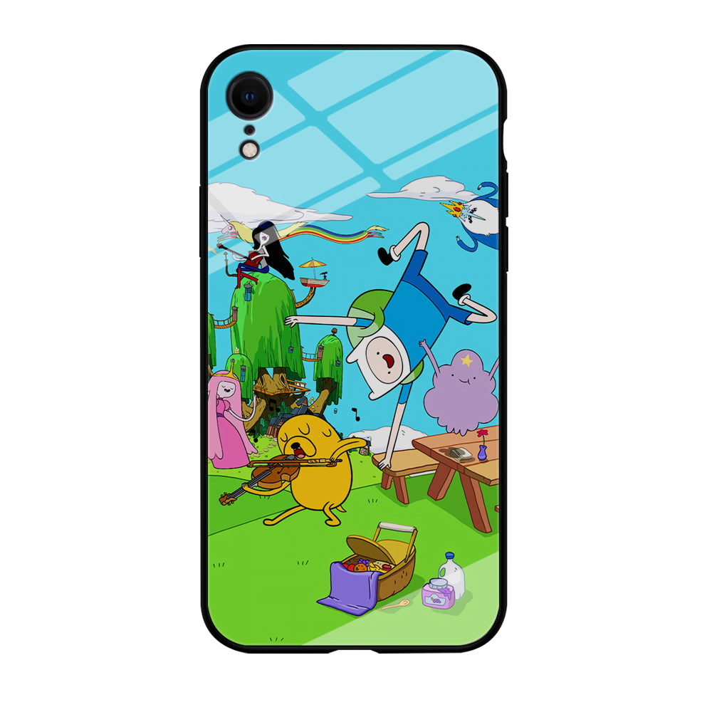 Adventure Time Jamming Session iPhone XR Case