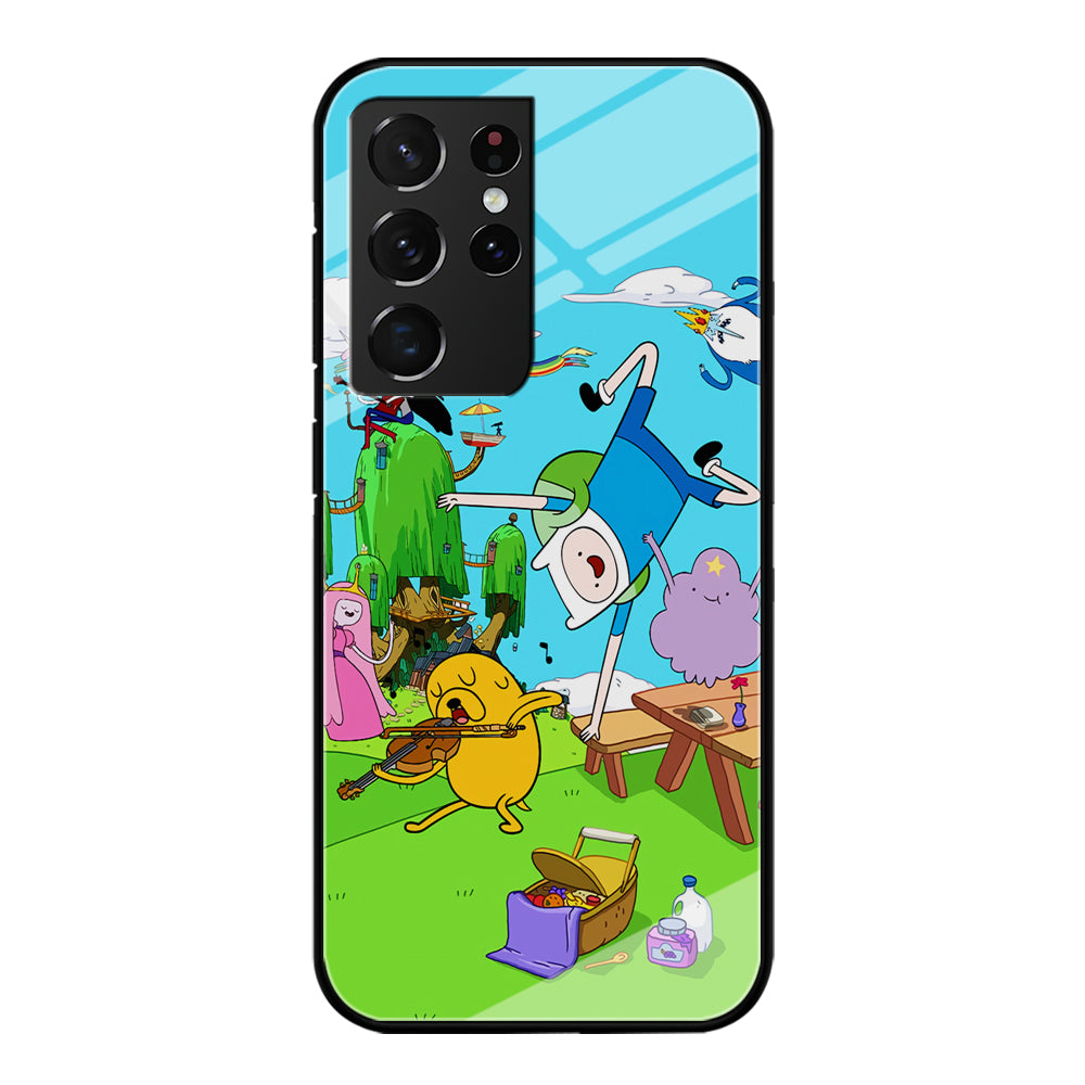 Adventure Time Jamming Session Samsung Galaxy S21 Ultra Case