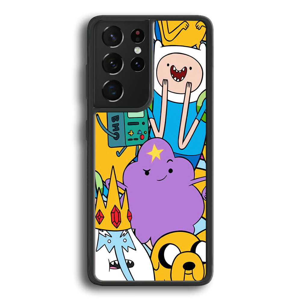 Adventure Time Moment Of Quality Time Samsung Galaxy S21 Ultra Case - Ezzystore