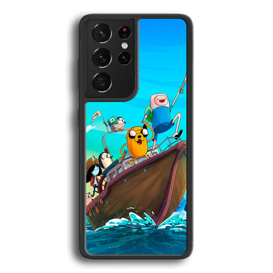 Adventure Time Ocean Adventure Samsung Galaxy S23 Ultra Case - Ezzystore