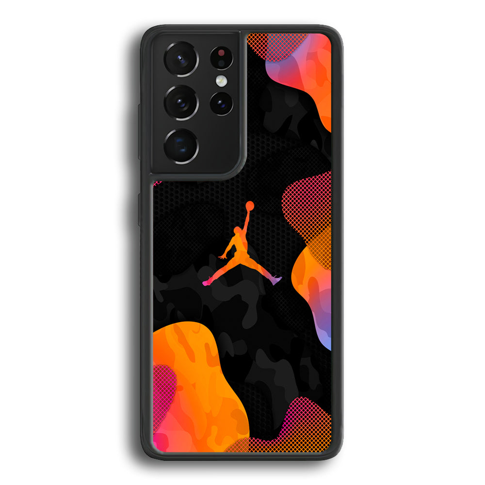 Air Jordan Camouflage on Autumn Samsung Galaxy S23 Ultra Case - Ezzystore