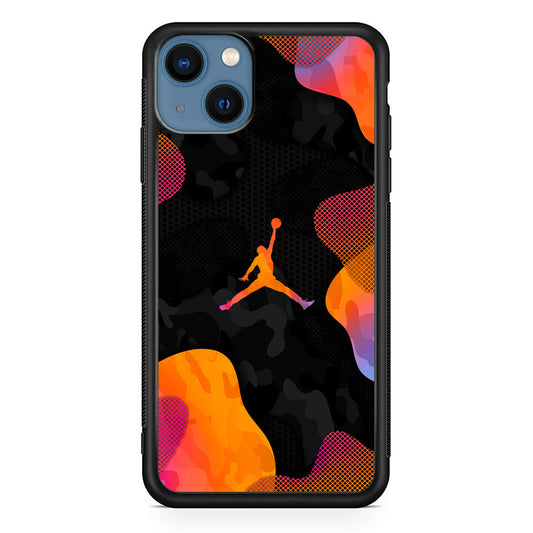 Air Jordan Camouflage on Autumn iPhone 14 Plus Case