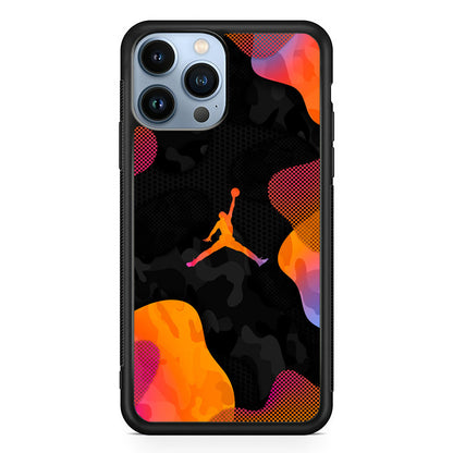 Air Jordan Camouflage on Autumn iPhone 14 Pro Case