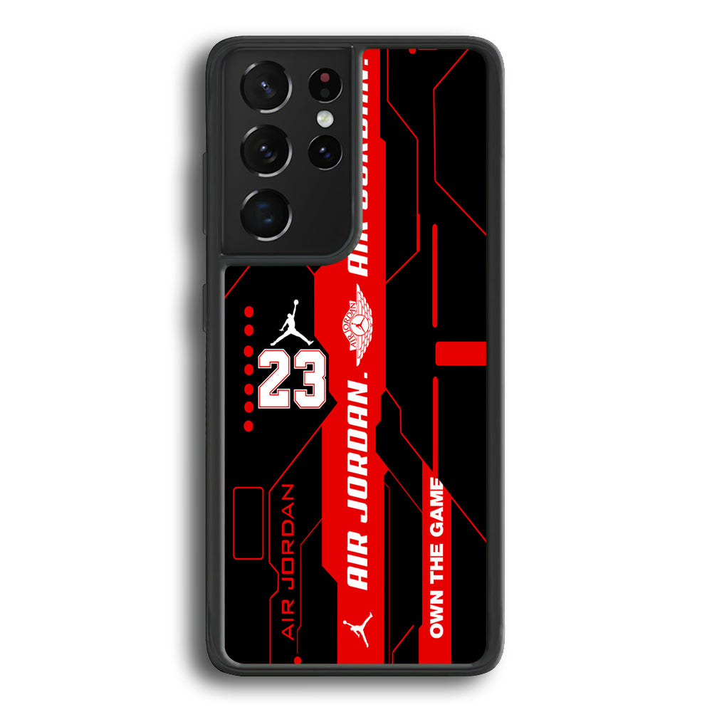 Air Jordan Crafting The Cyber Samsung Galaxy S22 Ultra Case - Ezzystore