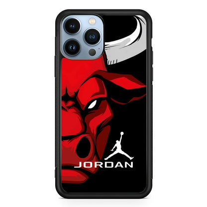 Air Jordan Icon Of Chicago Bulls iPhone 15 Pro Max Case