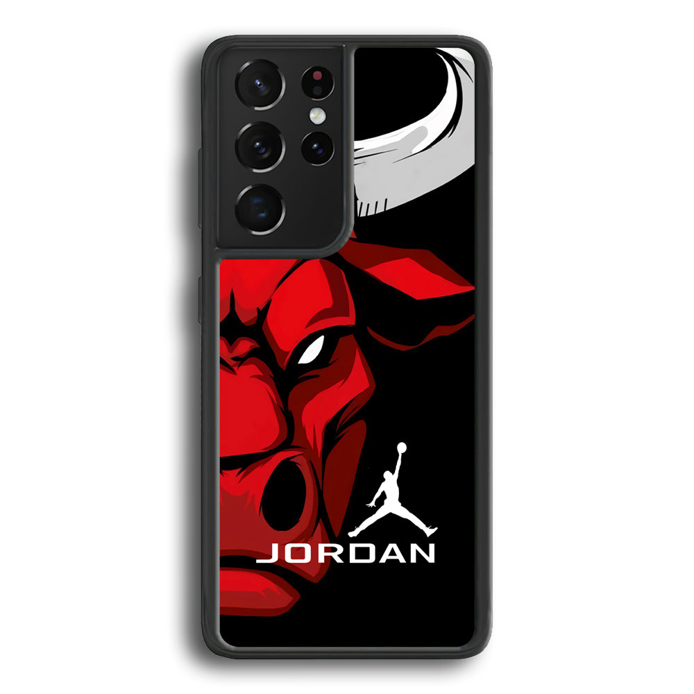 Air Jordan Icon Of Chicago Bulls Samsung Galaxy S22 Ultra Case - Ezzystore