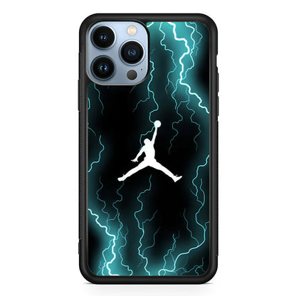 Air Jordan Lightning Pattern iPhone 15 Pro Max Case