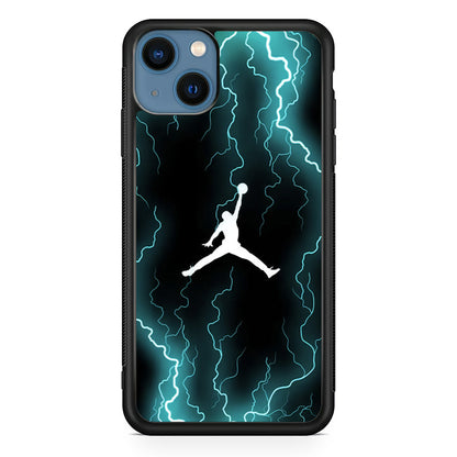 Air Jordan Lightning Pattern iPhone 15 Plus Case
