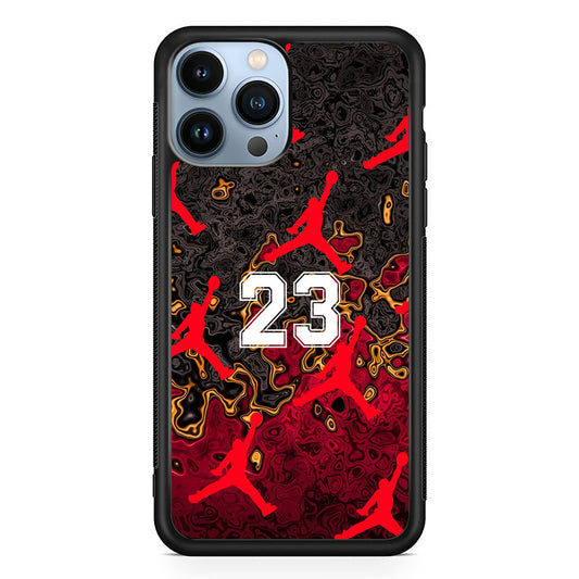 Air Jordan Marble Abstract iPhone 14 Pro Case