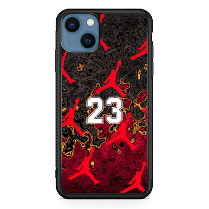 Air Jordan Marble Abstract iPhone 14 Plus Case