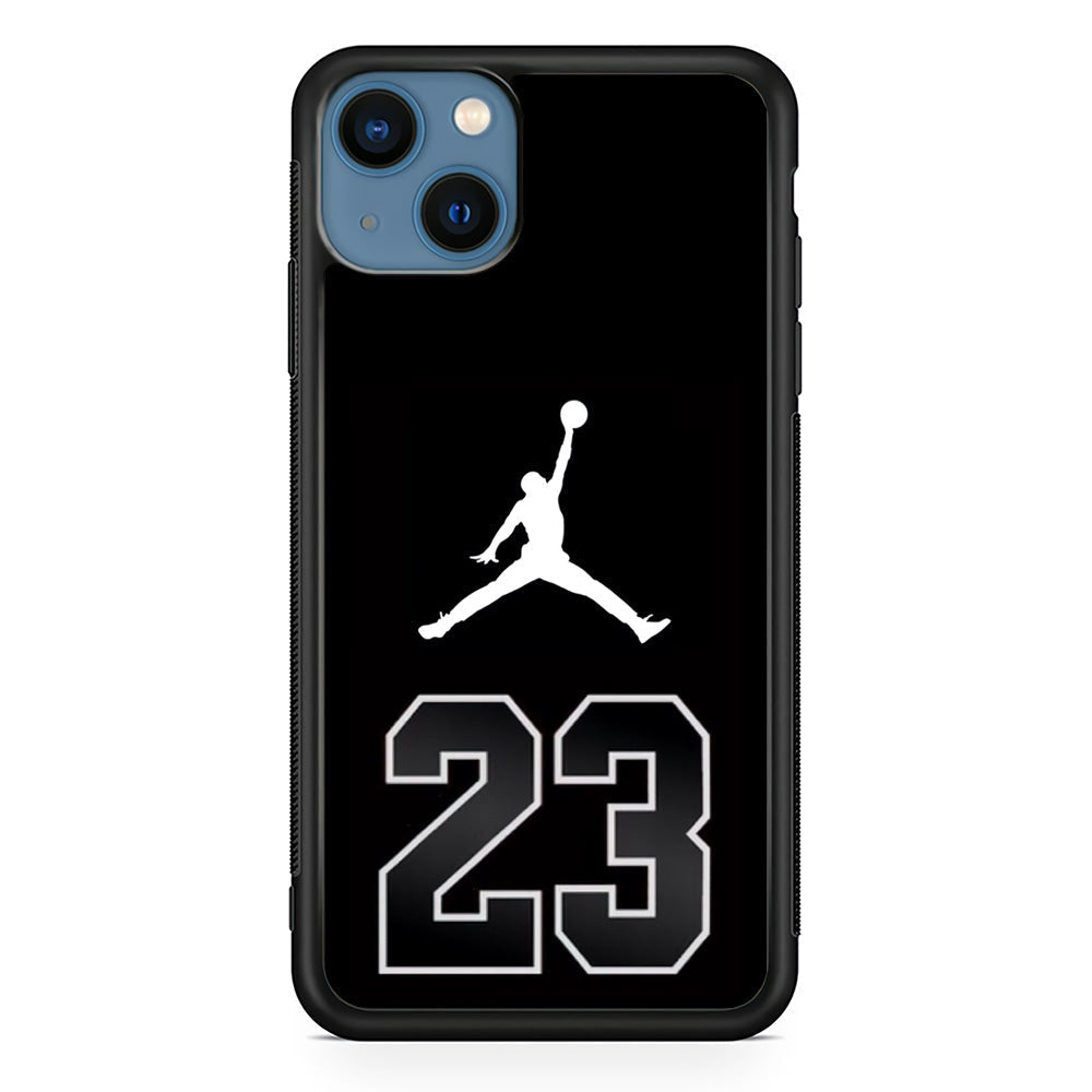 Air Jordan Number Icon Black iPhone 15 Plus Case