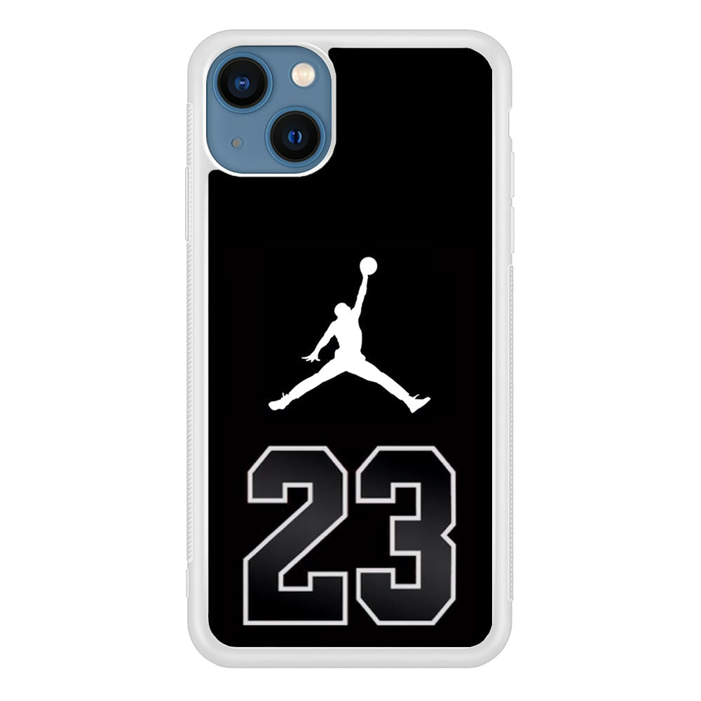 Air Jordan Number Icon Black iPhone 14 Plus Case