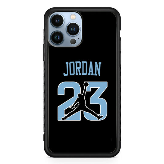 Air Jordan Number Icon Sky Blue iPhone 14 Pro Max Case