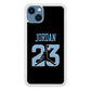Air Jordan Number Icon Sky Blue iPhone 15 Plus Case