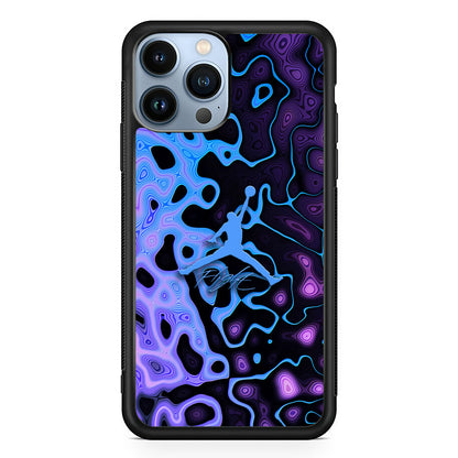 Air Jordan Purple Liquid iPhone 14 Pro Max Case