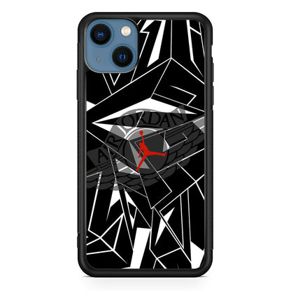 Air Jordan Red Shine iPhone 15 Plus Case