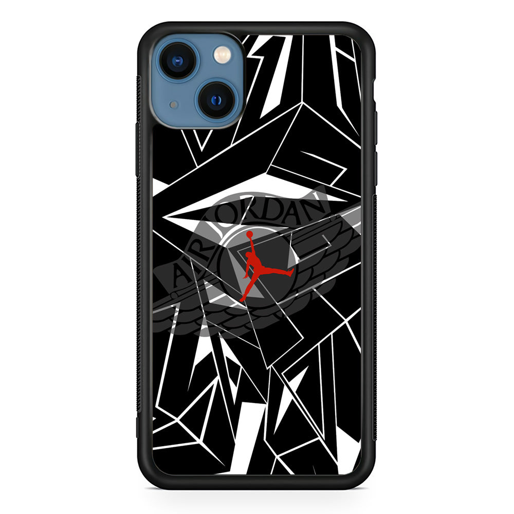 Air Jordan Red Shine iPhone 15 Case