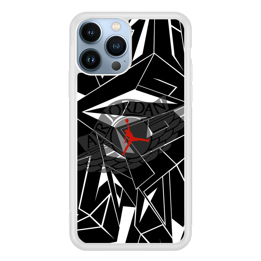 Air Jordan Red Shine iPhone 15 Pro Max Case