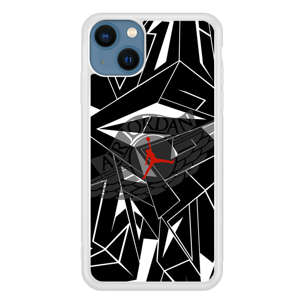 Air Jordan Red Shine iPhone 14 Plus Case