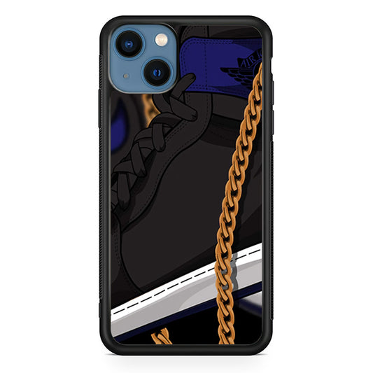 Air Jordan Shoes Grey iPhone 15 Plus Case