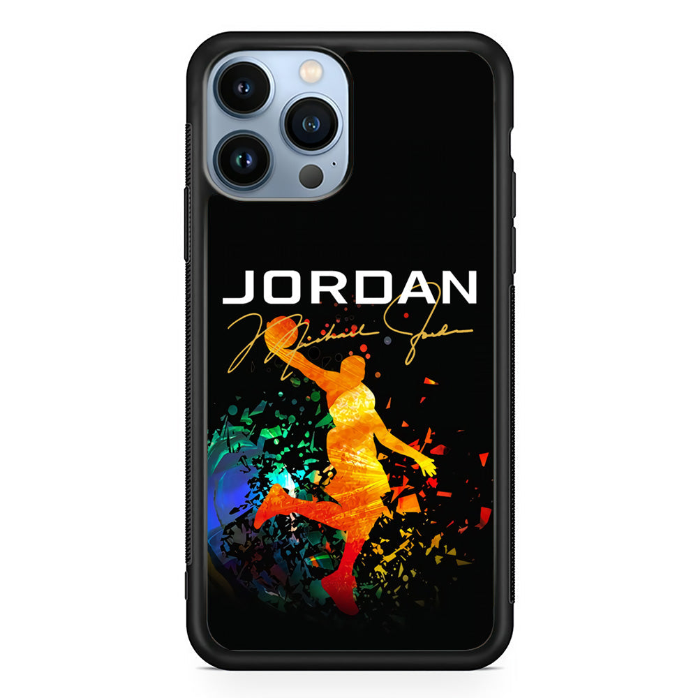 Air Jordan Slam Dunk Style Signature iPhone 15 Pro Max Case