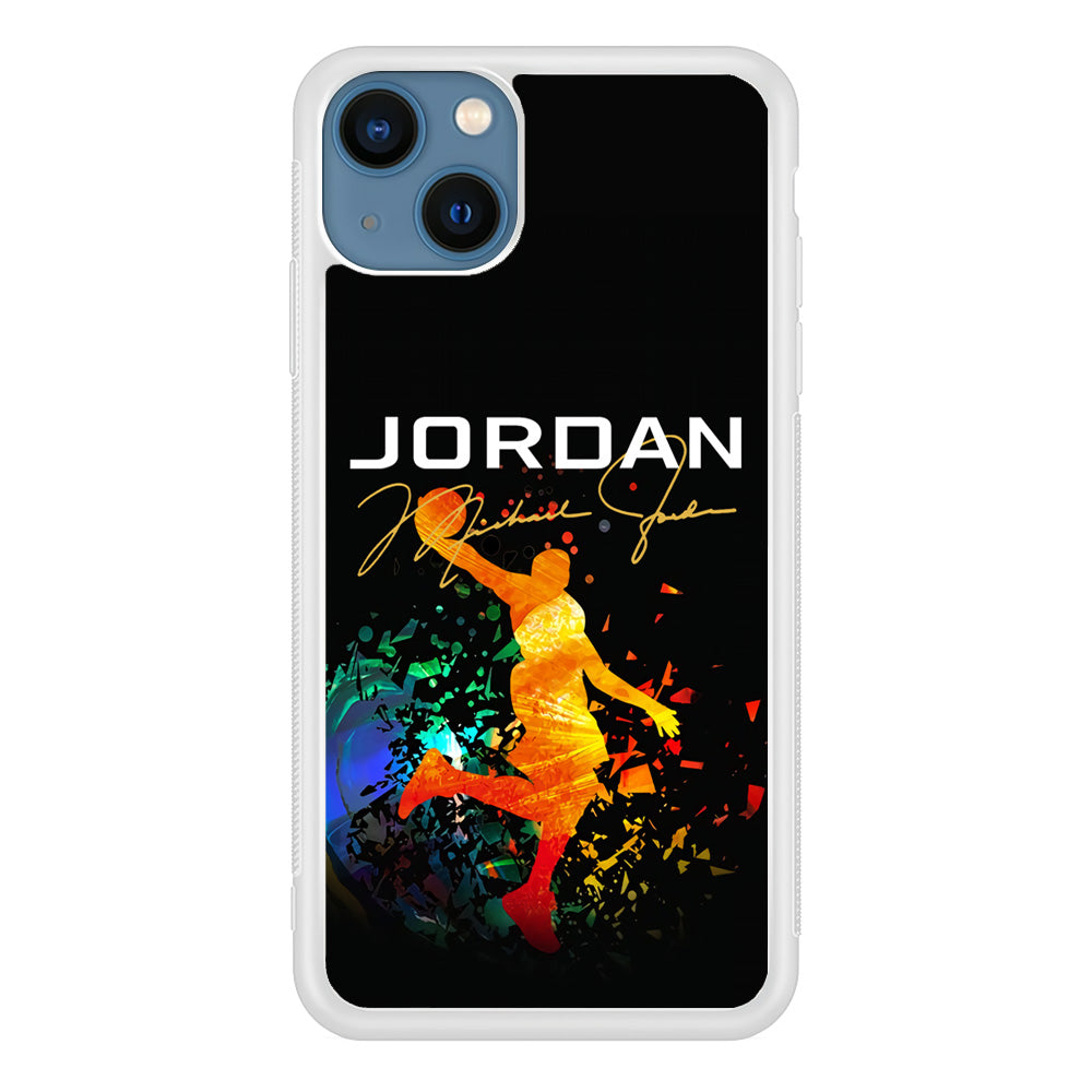 Air Jordan Slam Dunk Style Signature iPhone 15 Plus Case