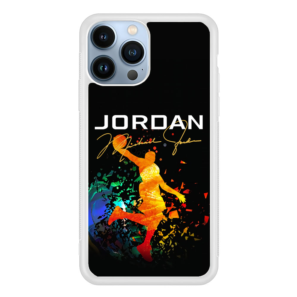Air Jordan Slam Dunk Style Signature iPhone 14 Pro Case