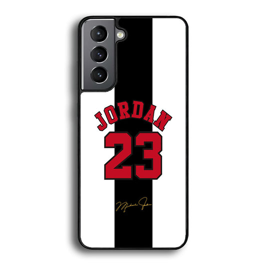 Air Jordan Stripe Black Number Samsung Galaxy A16 Case - Ezzystore