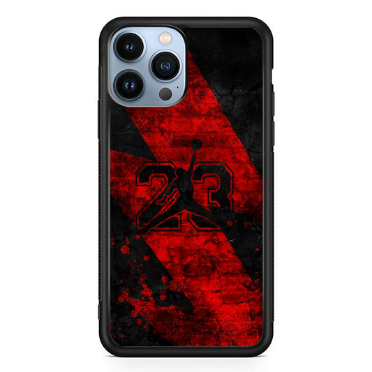 Air Jordan The Red Lightning iPhone 14 Pro Max Case
