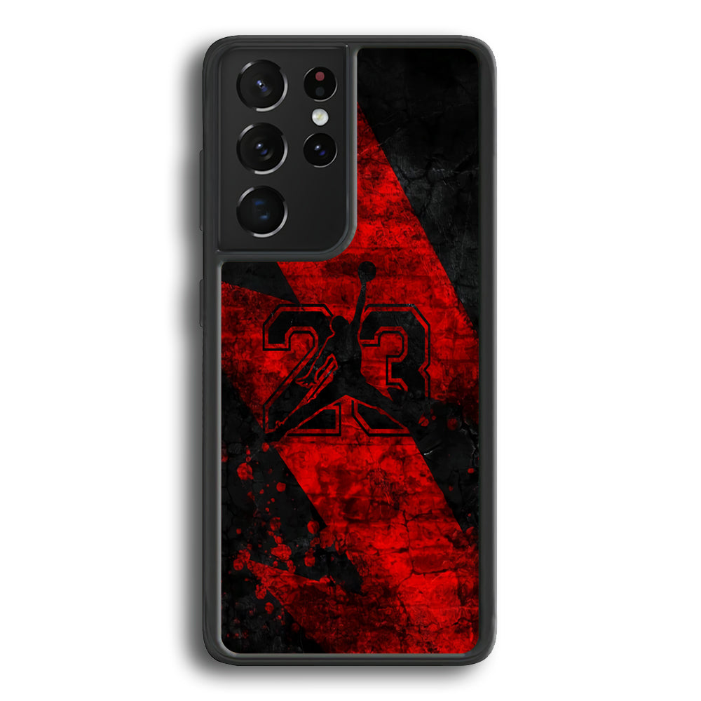 Air Jordan The Red Lightning Samsung Galaxy S23 Ultra Case - Ezzystore