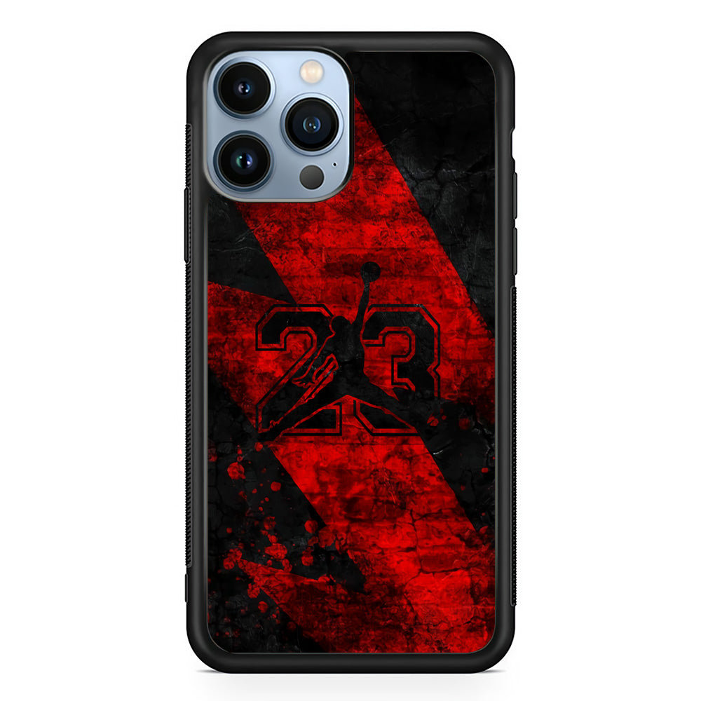 Air Jordan The Red Lightning iPhone 15 Pro Max Case