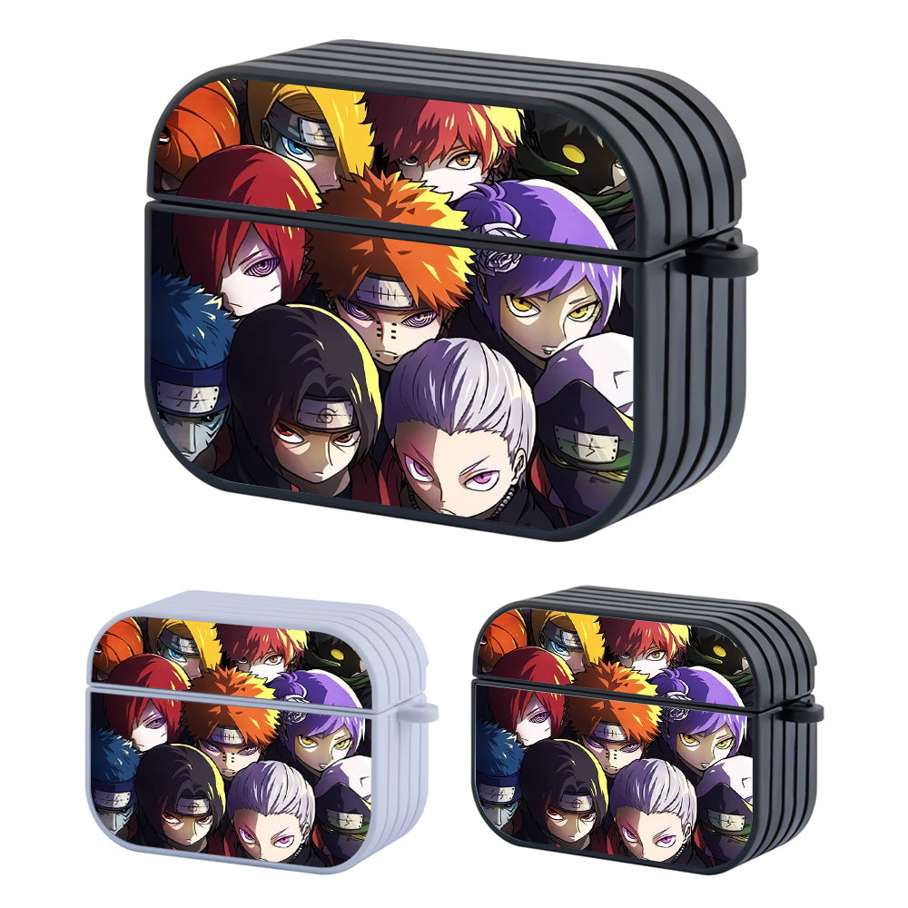 Akatsuki Art Character Hard Plastic Case Cover For Apple Airpods Pro