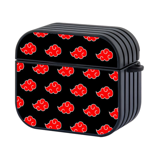 Akatsuki Symbol Pattern Hard Plastic Case Cover For Apple Airpods 4 - Ezzystore
