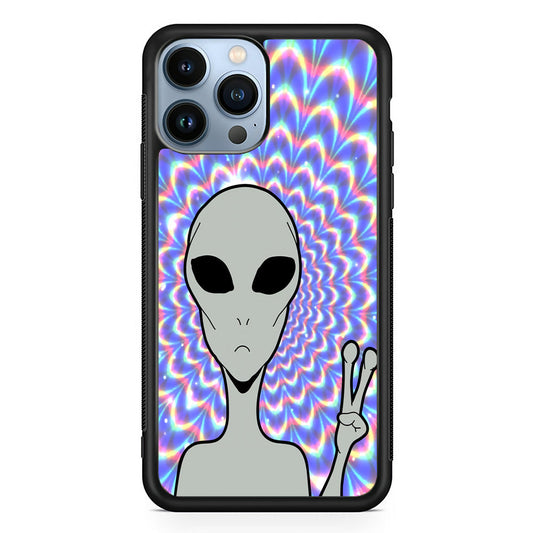 Alien Selfie Style iPhone 15 Pro Case
