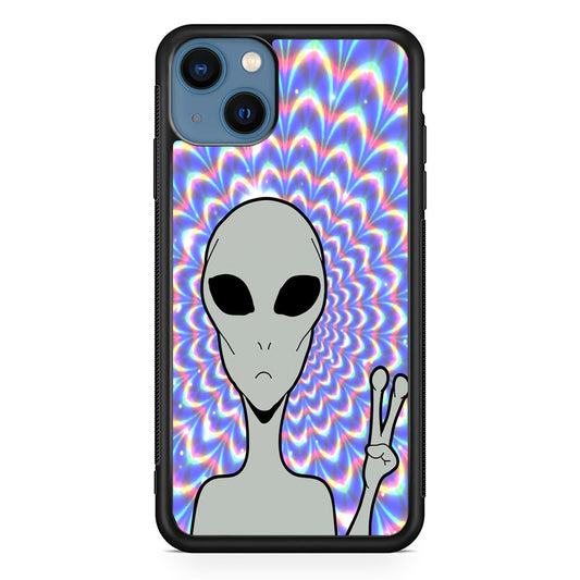 Alien Selfie Style iPhone 14 Case