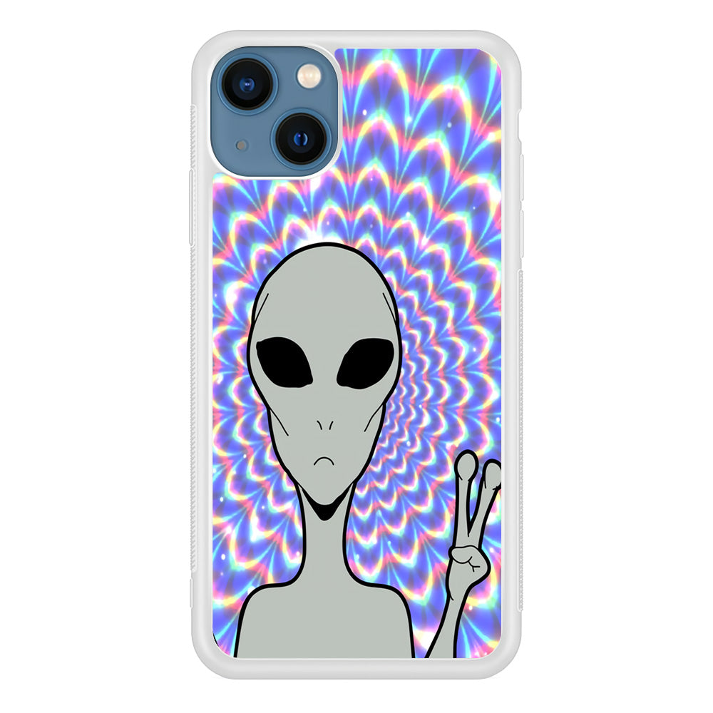 Alien Selfie Style iPhone 15 Case