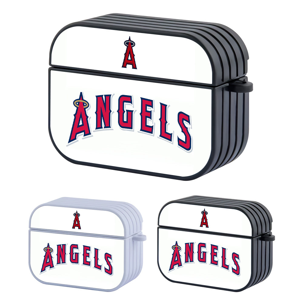 Anaheim Angels Team MLB Hard Plastic Case Cover For Apple Airpods Pro