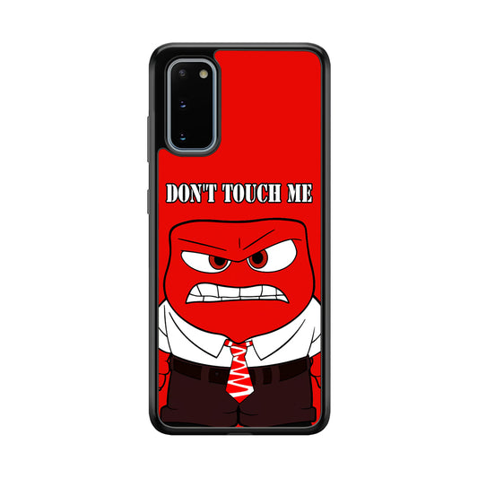 Angry Inside Out Don't Touch Me Samsung Galaxy S20 Case
