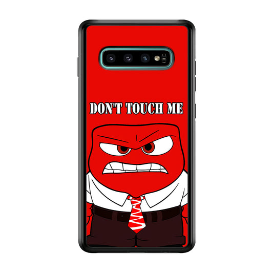 Angry Inside Out Don't Touch Me Samsung Galaxy S10 Plus Case